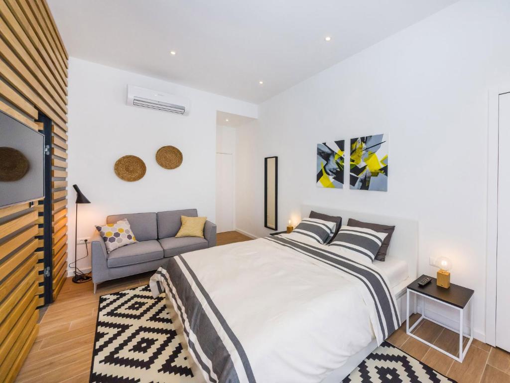 Posteľ alebo postele v izbe v ubytovaní Apartments Withlove Zadar