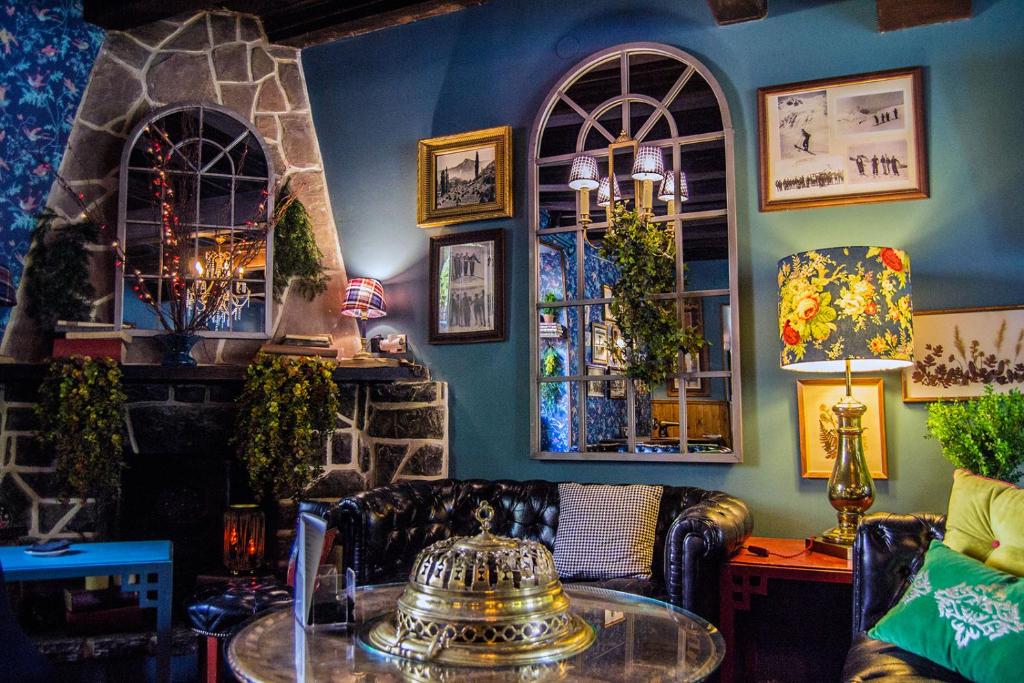 Posezení v ubytování Hotel Boutique Balaitus
