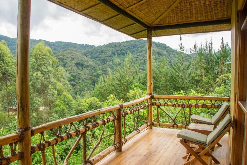
A balcony or terrace at Ichumbi Gorilla Lodge
