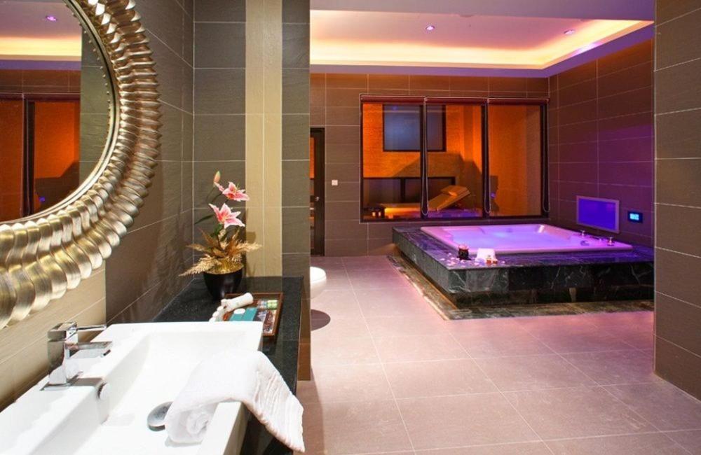 Koupelna v ubytování Amain Boutique Motel - Tucheng 217