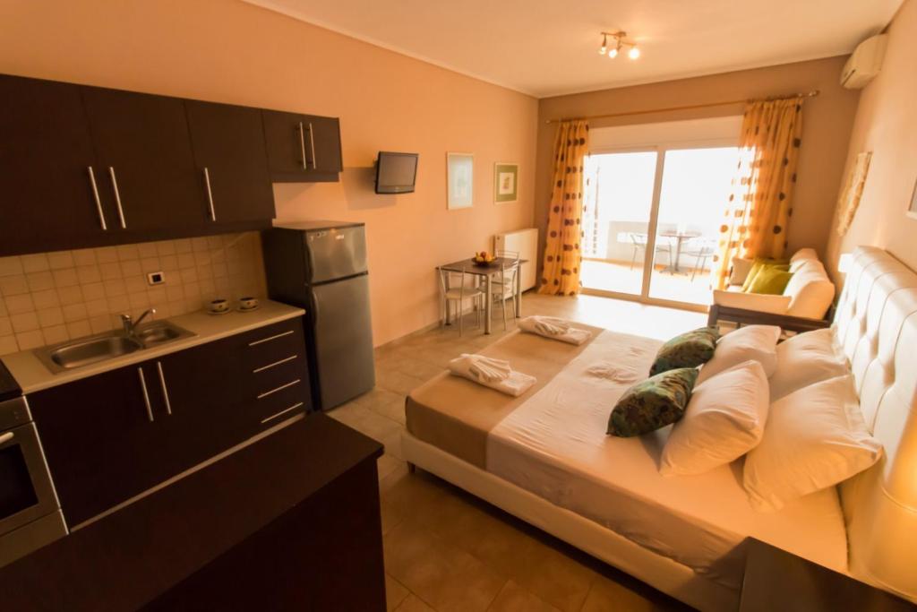 Posteľ alebo postele v izbe v ubytovaní Evia Dream