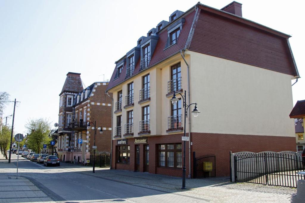 Budynek, w którym mieści się hotel