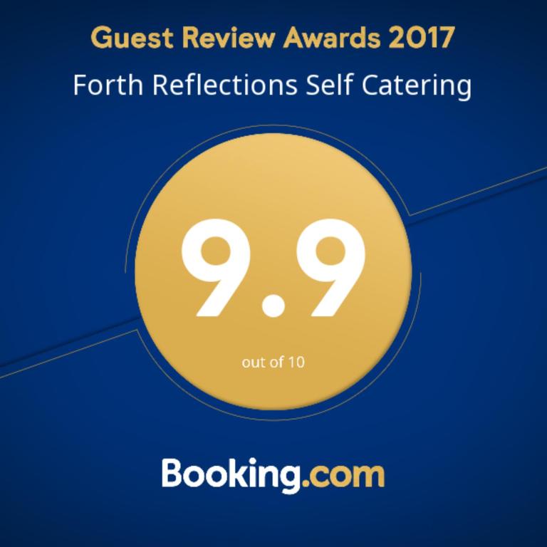 Certifikát, hodnocení, plakát nebo jiný dokument vystavený v ubytování Forth Reflections Self Catering