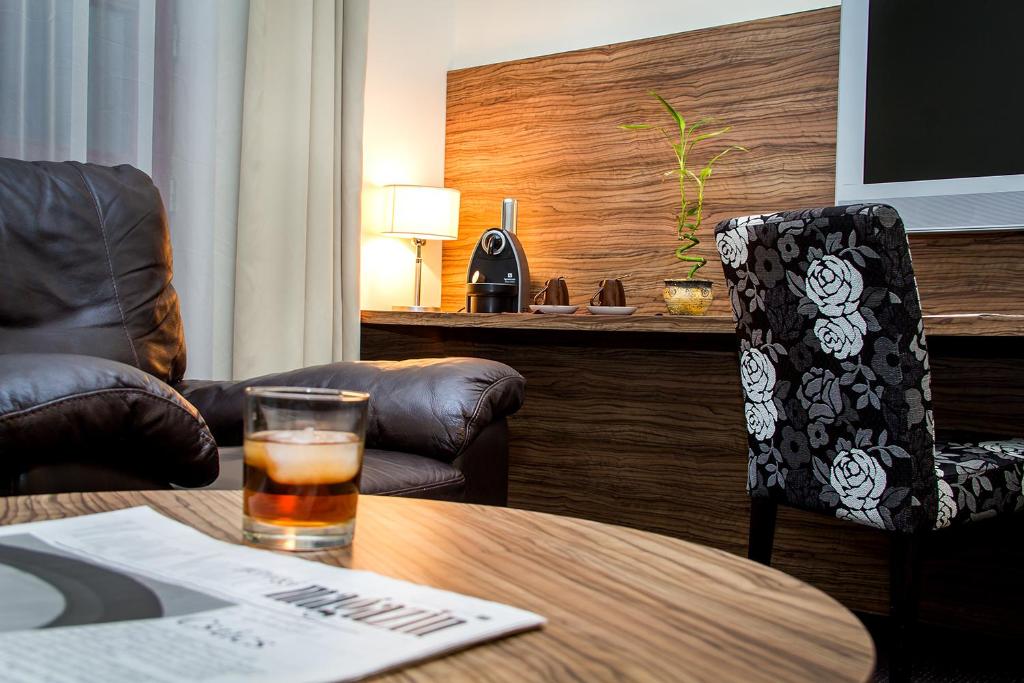 Posezení v ubytování Bodrogi Kúria Wellness Hotel