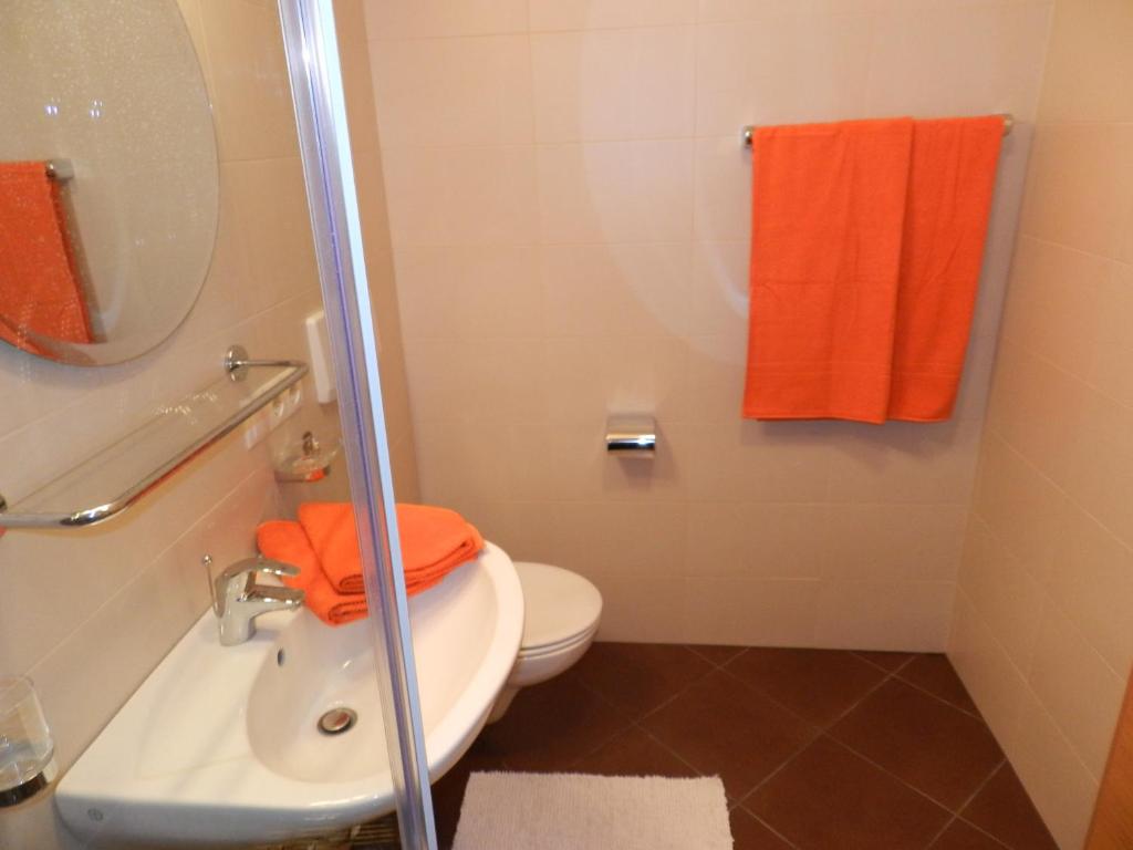 Kúpeľňa v ubytovaní Apartments Bachmann