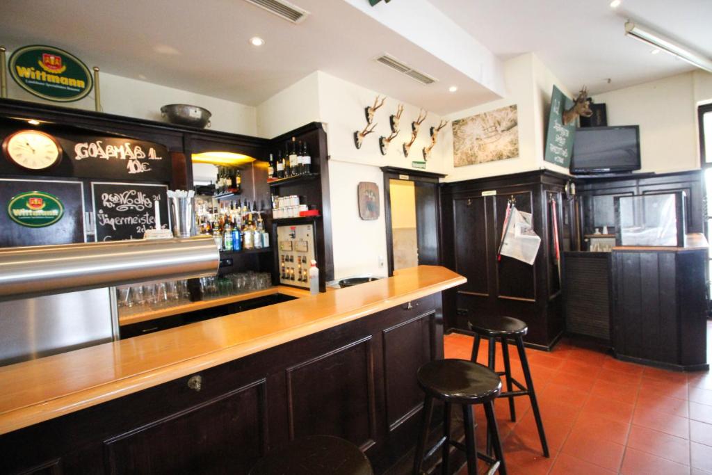 Lounge nebo bar v ubytování Jagerhof