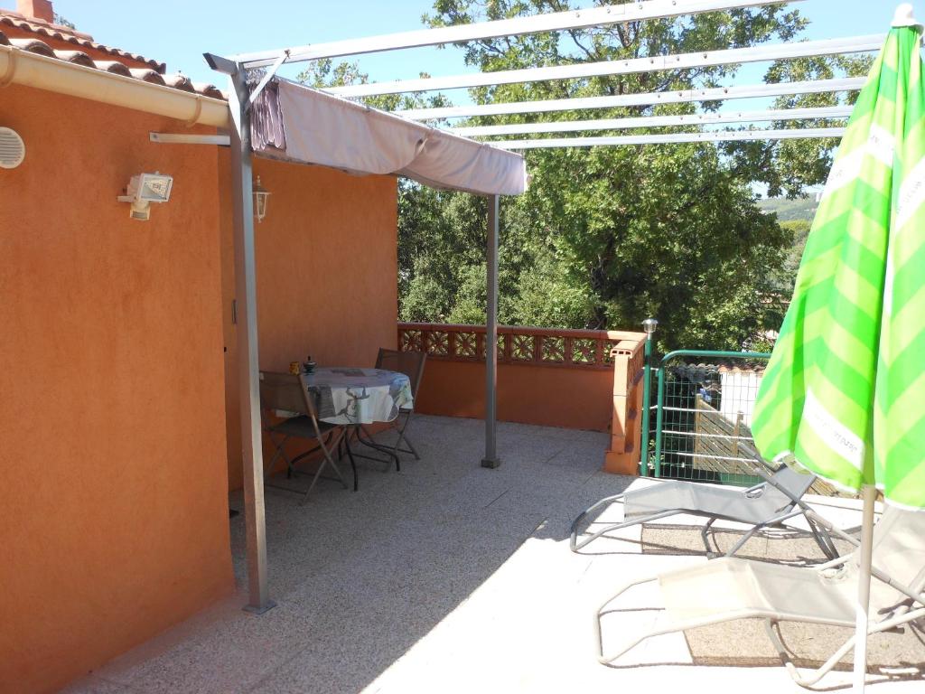 Balkón nebo terasa v ubytování La villa Sam