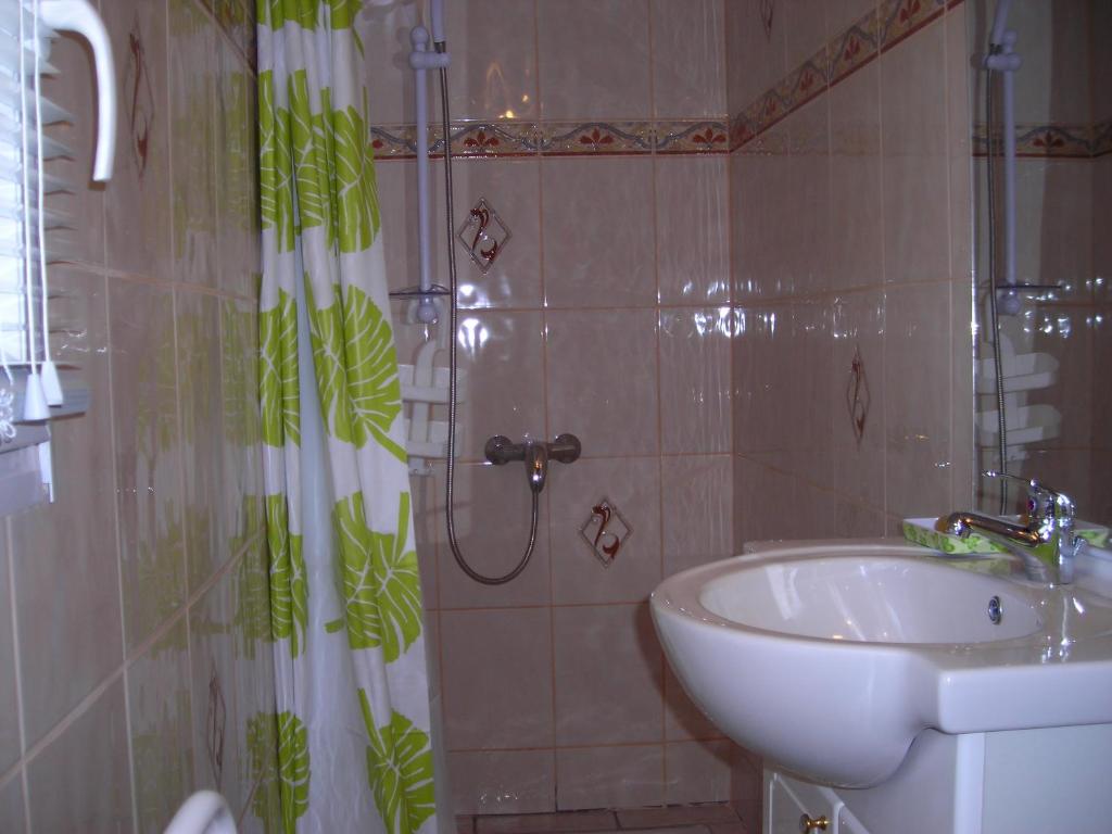 Koupelna v ubytování La villa Sam