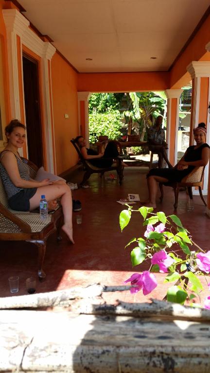Posezení v ubytování Allens home stay