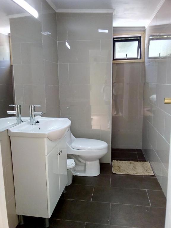 Koupelna v ubytování B&B Rocas Santo Domingo