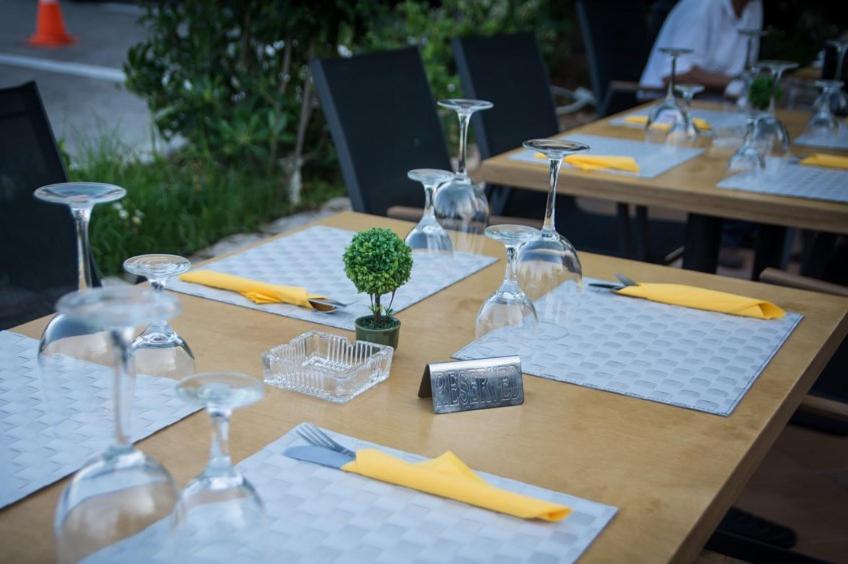 Restaurace v ubytování Kiani Akti
