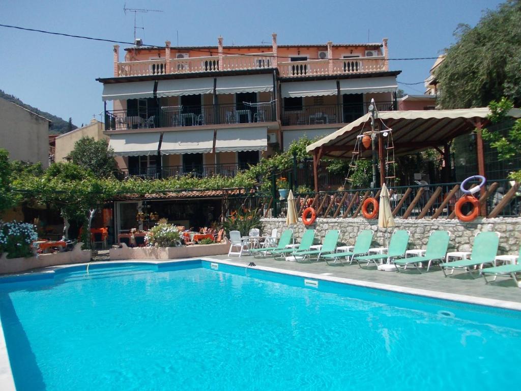 Bazén v ubytování Argo Pool & Bar nebo v jeho okolí