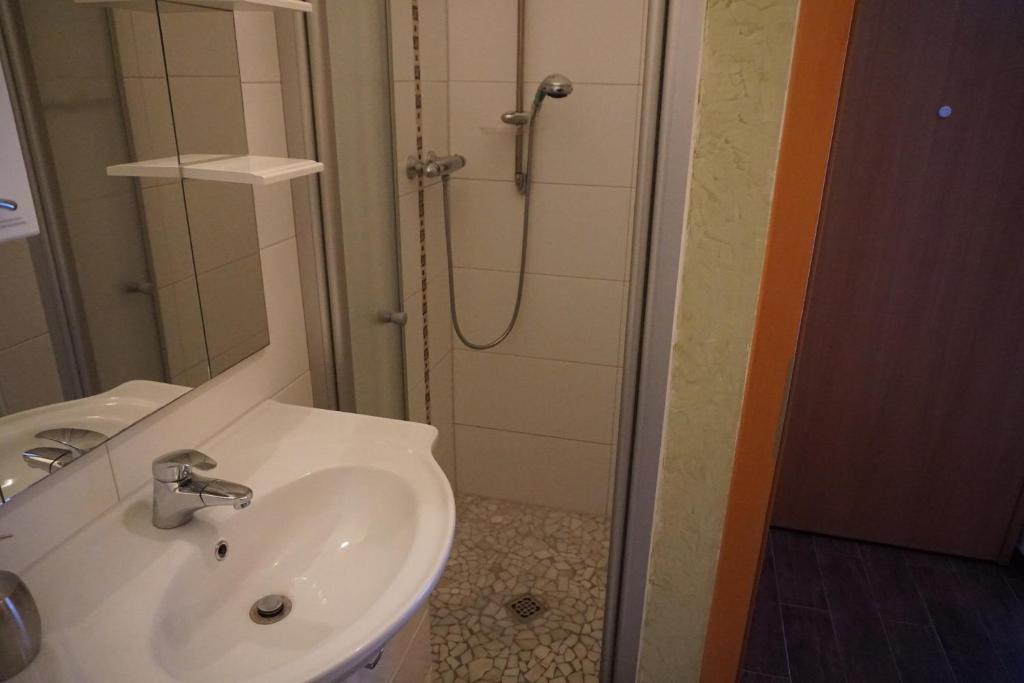 Kúpeľňa v ubytovaní Apartment Kozina