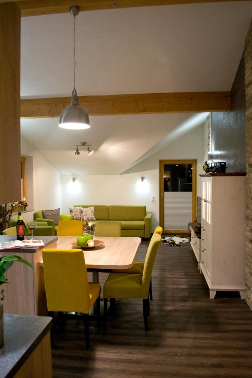 Kuchyň nebo kuchyňský kout v ubytování Appartement Tirol
