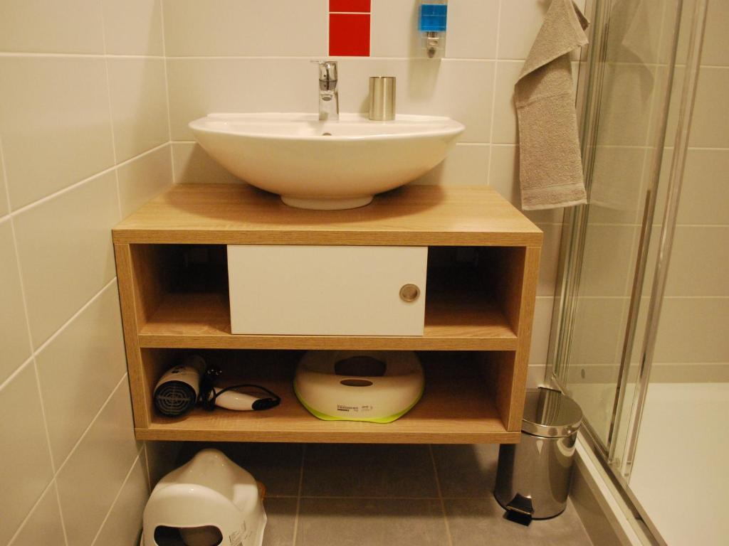Koupelna v ubytování Apartmán U Zámku