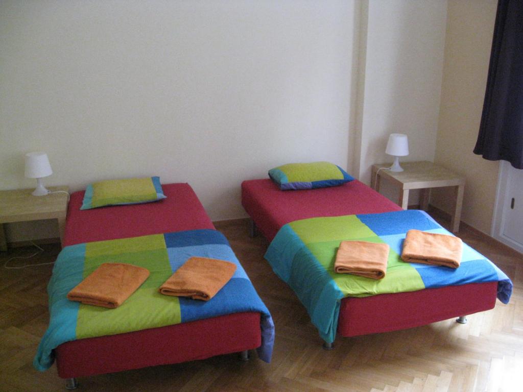 Postel nebo postele na pokoji v ubytování Ragtime
