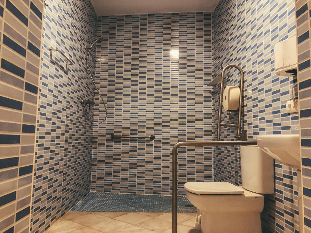Koupelna v ubytování Apodaca Rooms