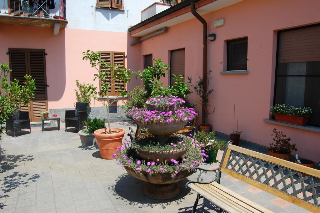 Zahrada ubytování Albergo Visconti