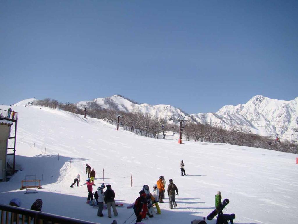 Hakuba Park Hotel v zimě
