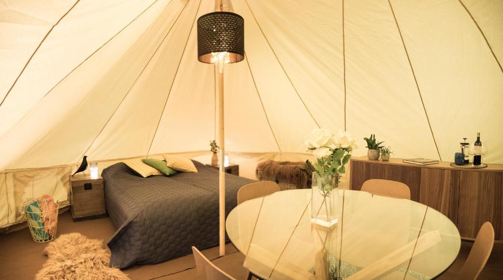 Posezení v ubytování Camp Boutique