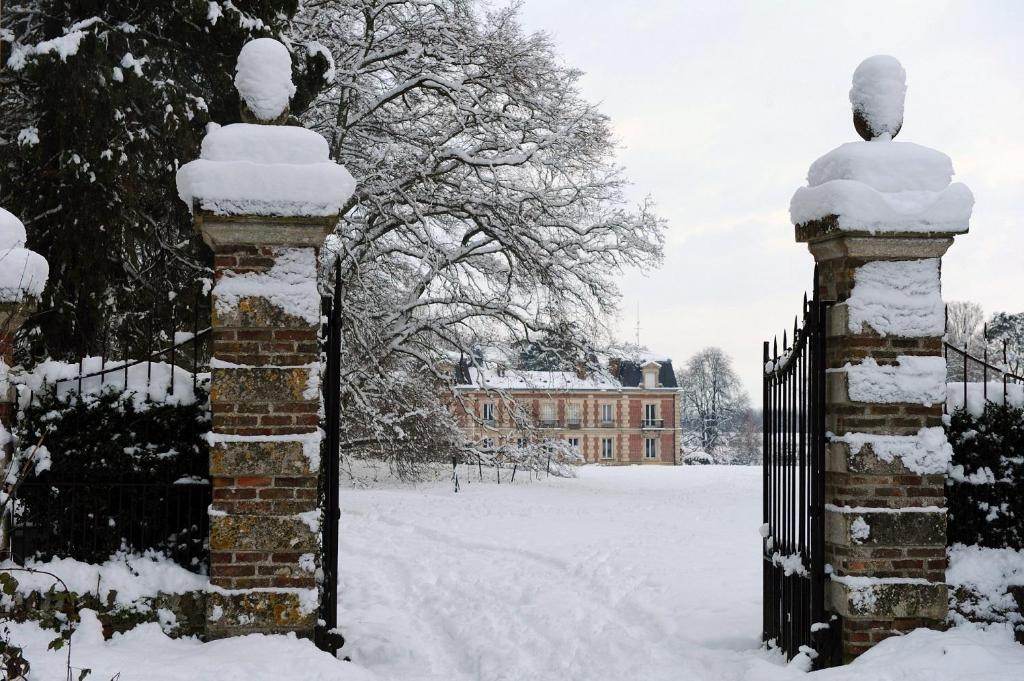 Chateau le Quesnoy v zimě