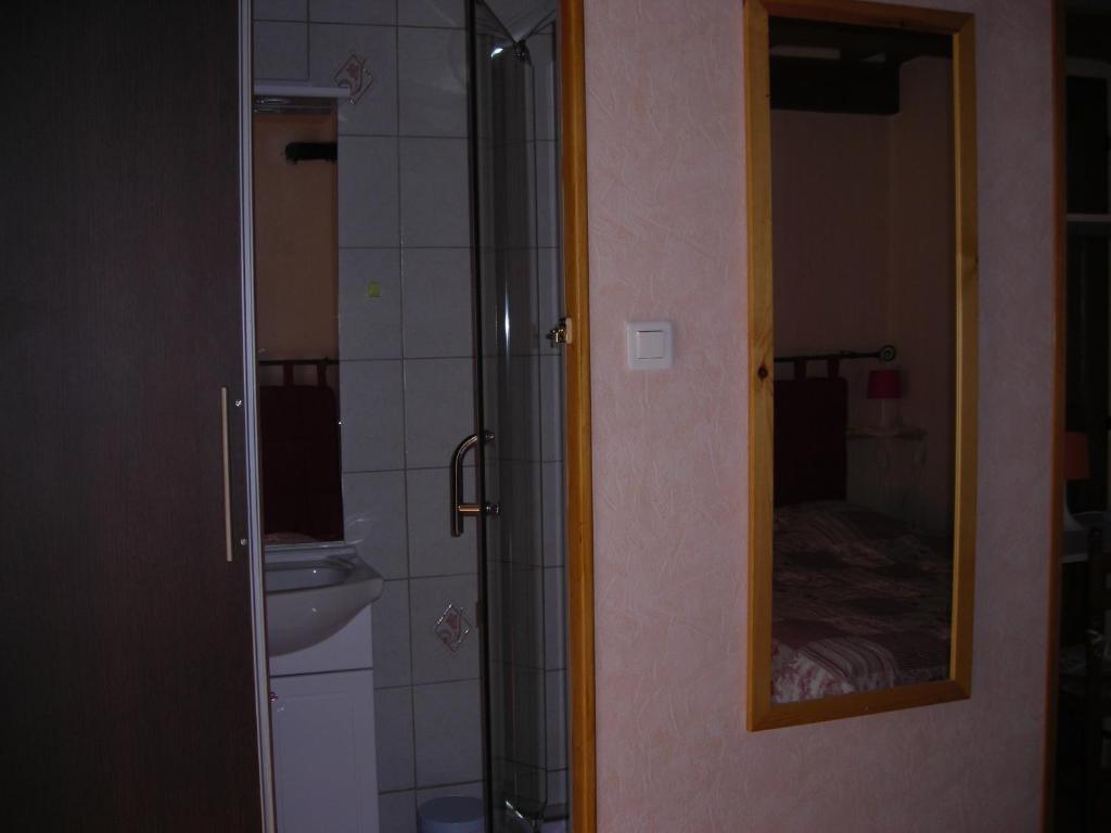 Koupelna v ubytování La villa Sam