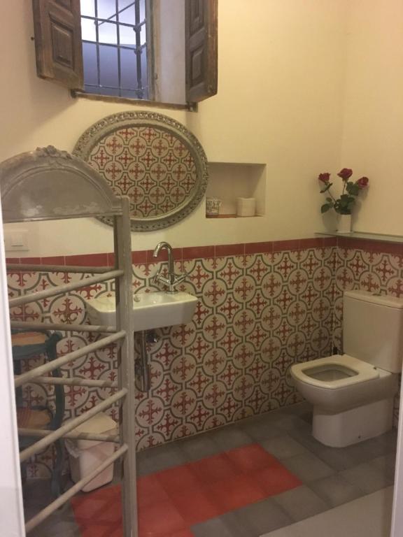 Kúpeľňa v ubytovaní Hostal Casa Del Buen Viaje