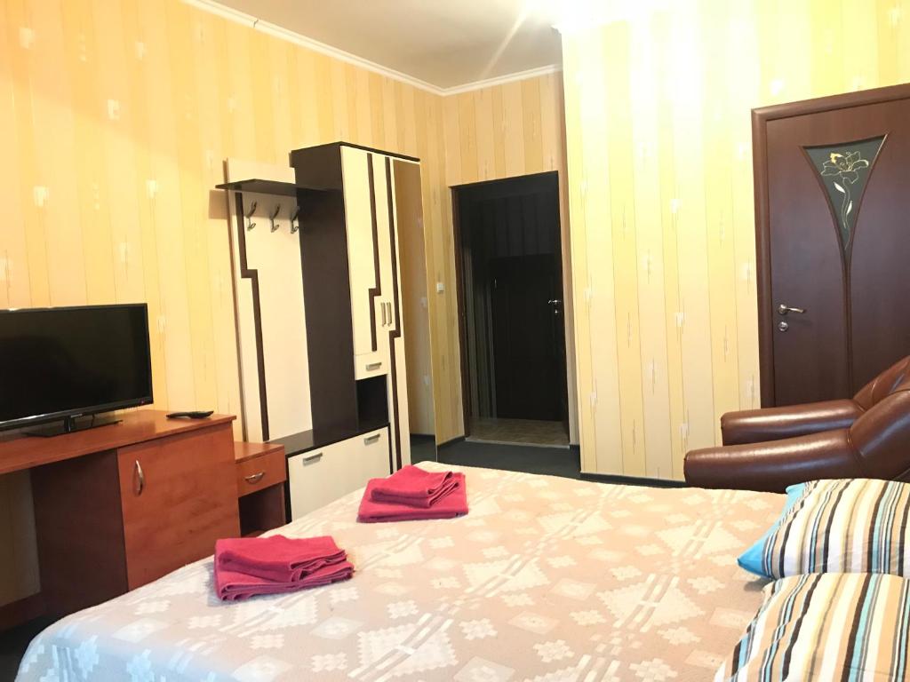 Postel nebo postele na pokoji v ubytování Domino