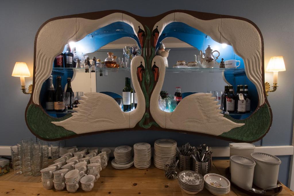 Koupelna v ubytování Hotel Lolland