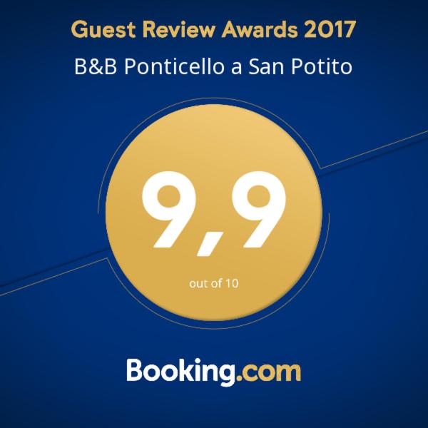 Certifikát, hodnocení, plakát nebo jiný dokument vystavený v ubytování B&B Ponticello a San Potito