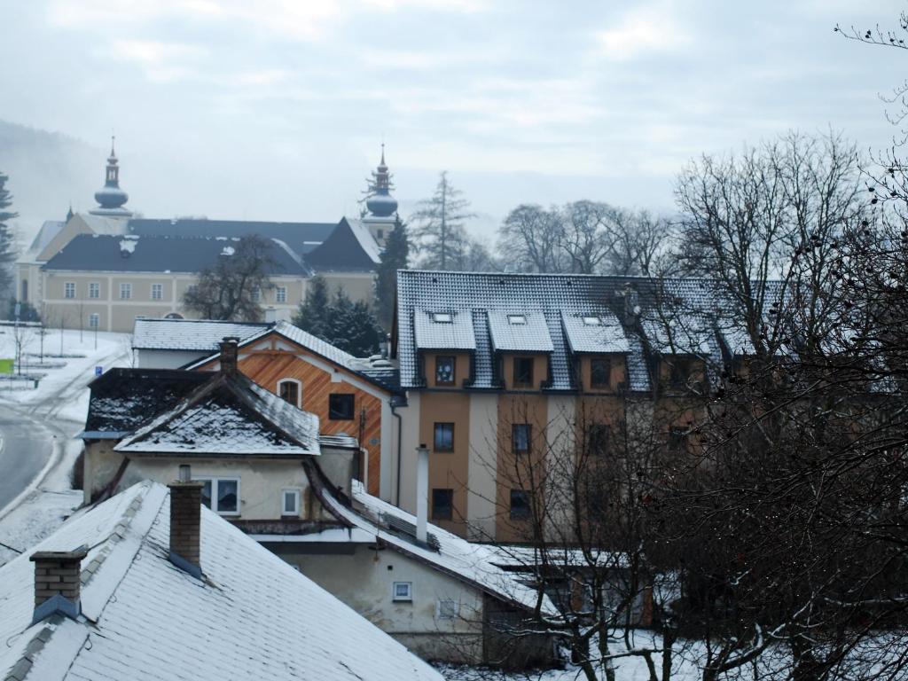 Apartmán U Zámku v zimě