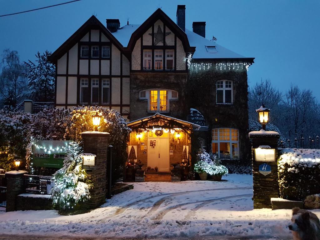 Hotel La Ferronniere v zimě