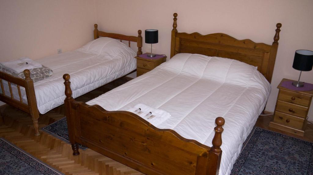 Postel nebo postele na pokoji v ubytování Villa Lola & Nikola