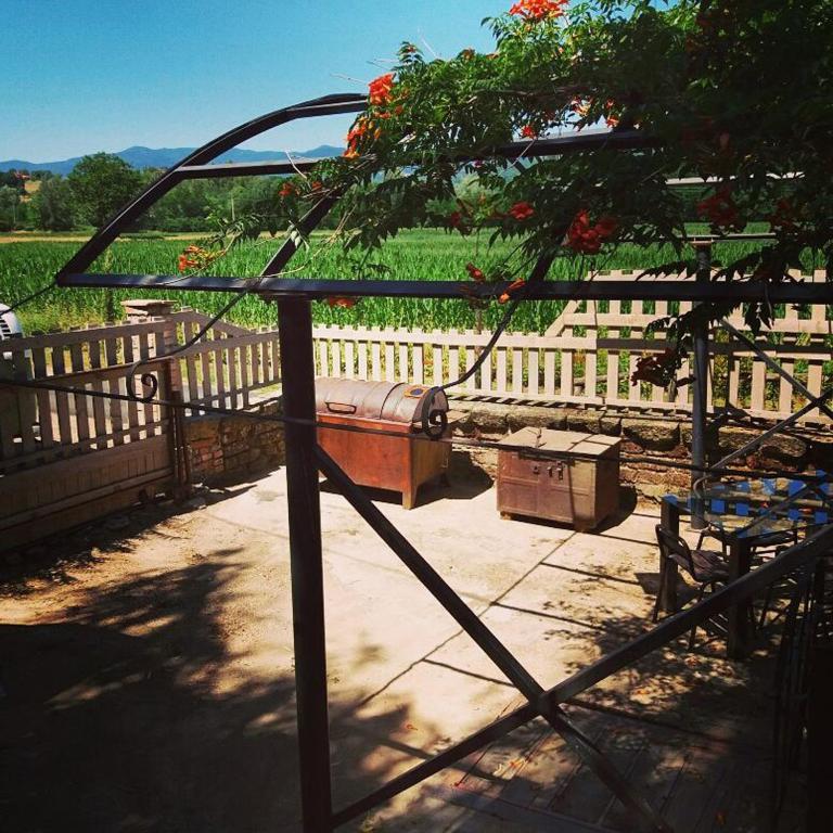 Zahrada ubytování Podere Casina Rossa