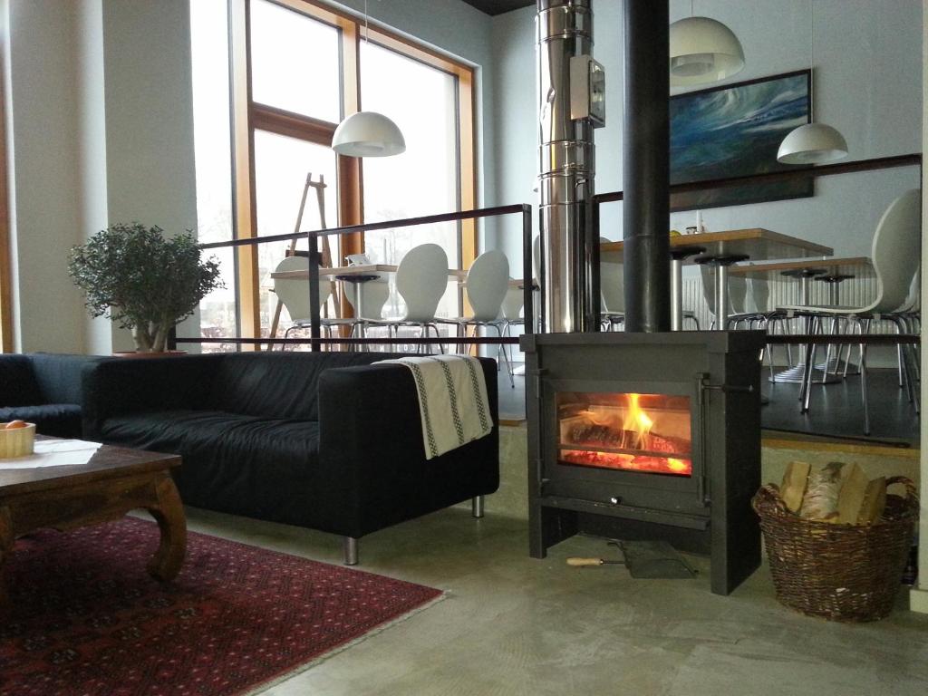 Posezení v ubytování veloInn Hotel Bad Berka im Weimarer Land