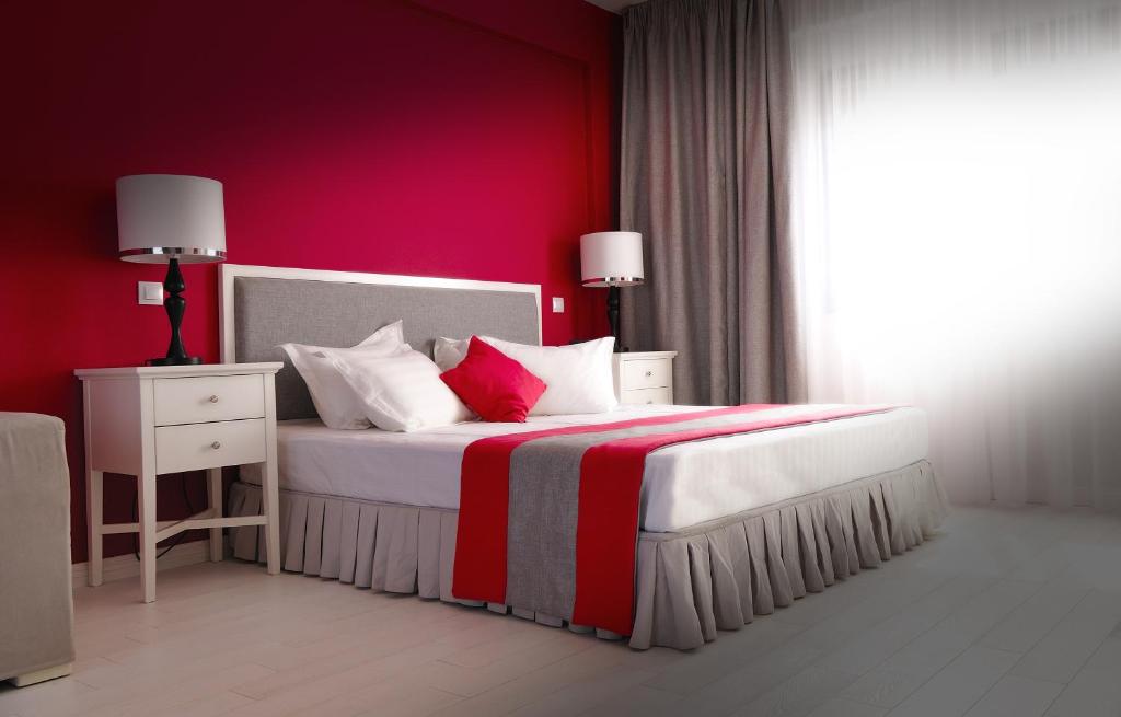 Posteľ alebo postele v izbe v ubytovaní Krotiri Resort