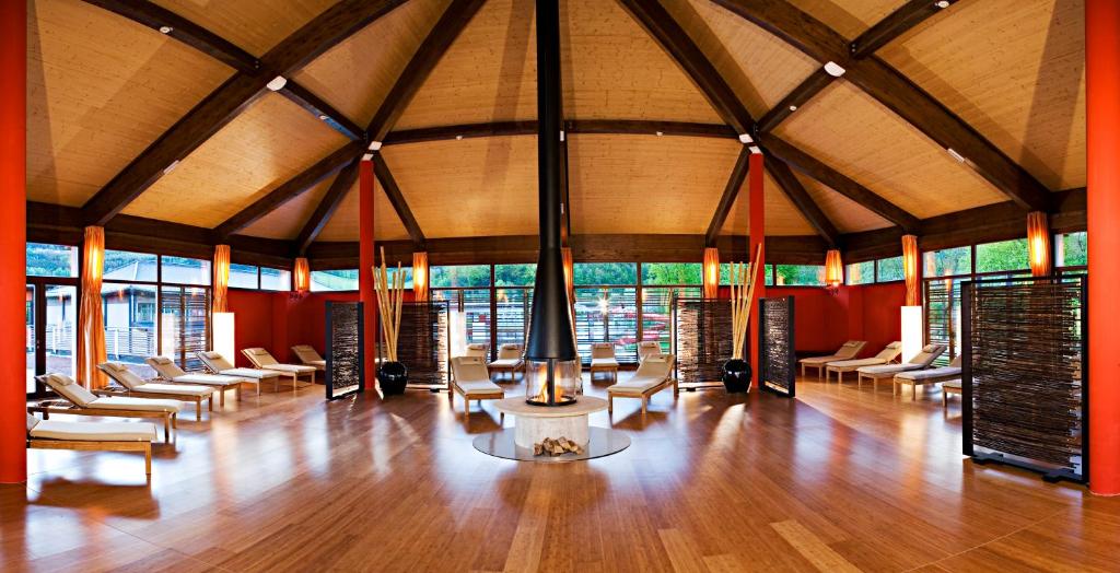 Istumisnurk majutusasutuses Asia Hotel & Spa Leoben