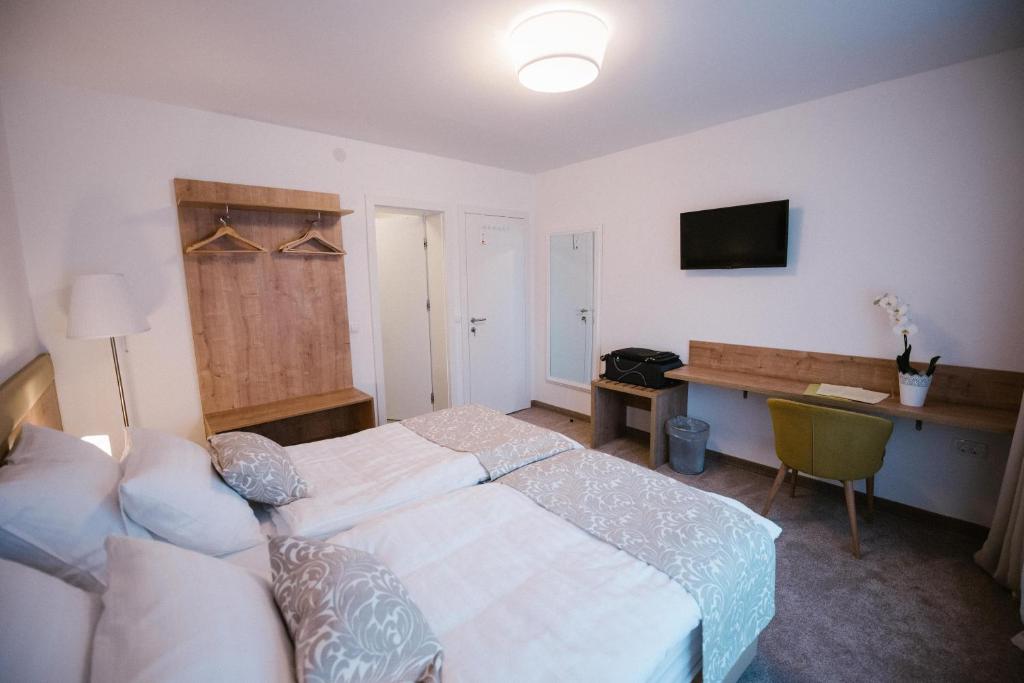 Postel nebo postele na pokoji v ubytování 2I rooms