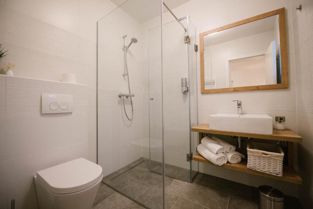Koupelna v ubytování 2I rooms