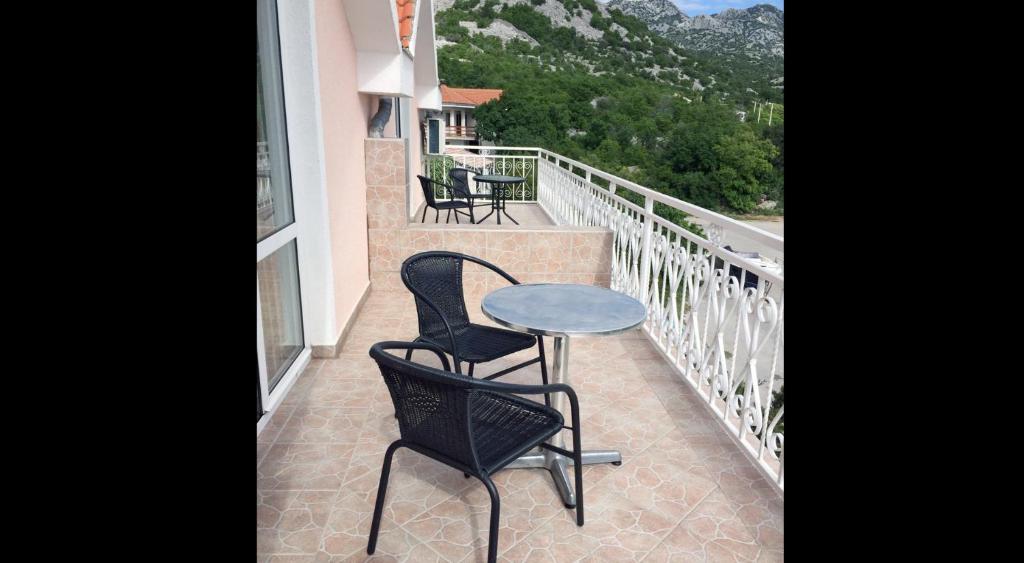 Balkón nebo terasa v ubytování Apartment Anic