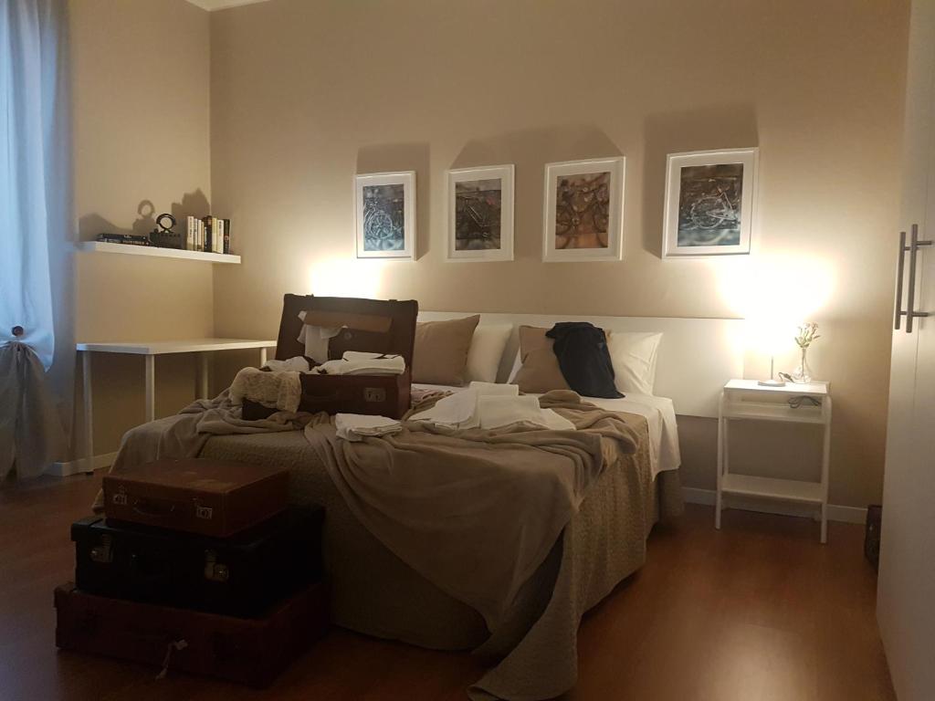 Katil atau katil-katil dalam bilik di Appartamento Gradisca