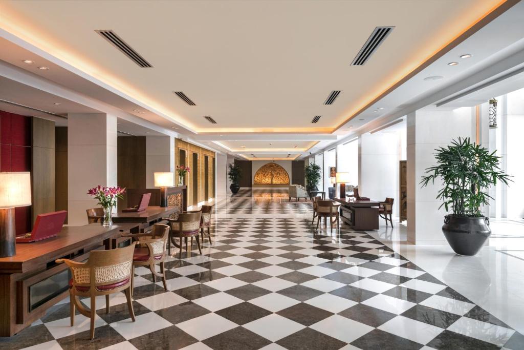 Posezení v ubytování The Oberoi New Delhi
