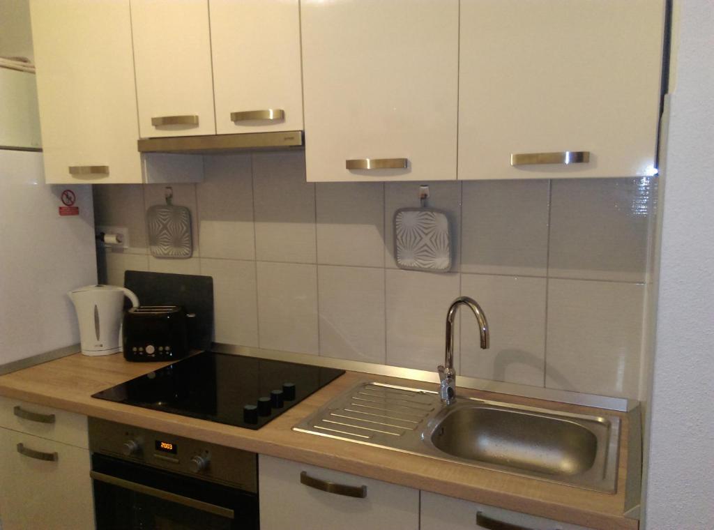 Kuchyňa alebo kuchynka v ubytovaní Apartman Radošić