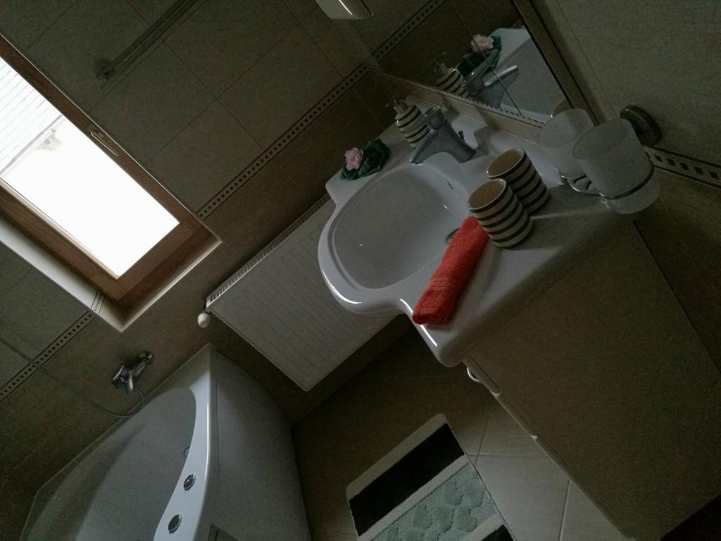 Vannituba majutusasutuses Guesthouse Kohári