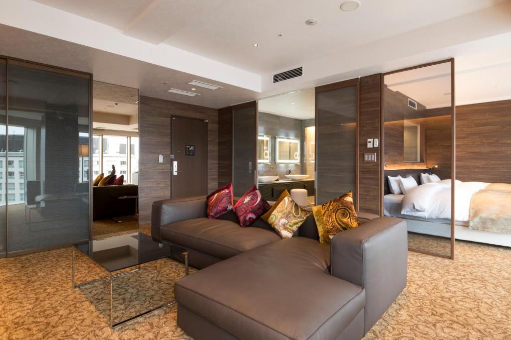 Posezení v ubytování Piazza Hotel Nara
