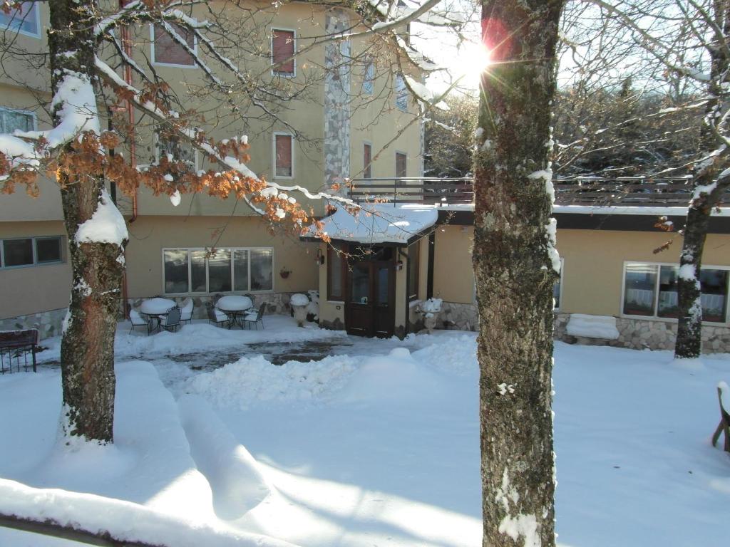 Albergo Del Sole v zimě