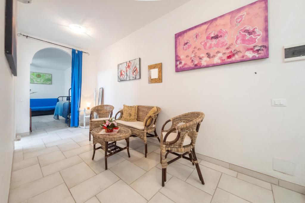 Posedenie v ubytovaní Deliziosi Appartamenti Sul Mare