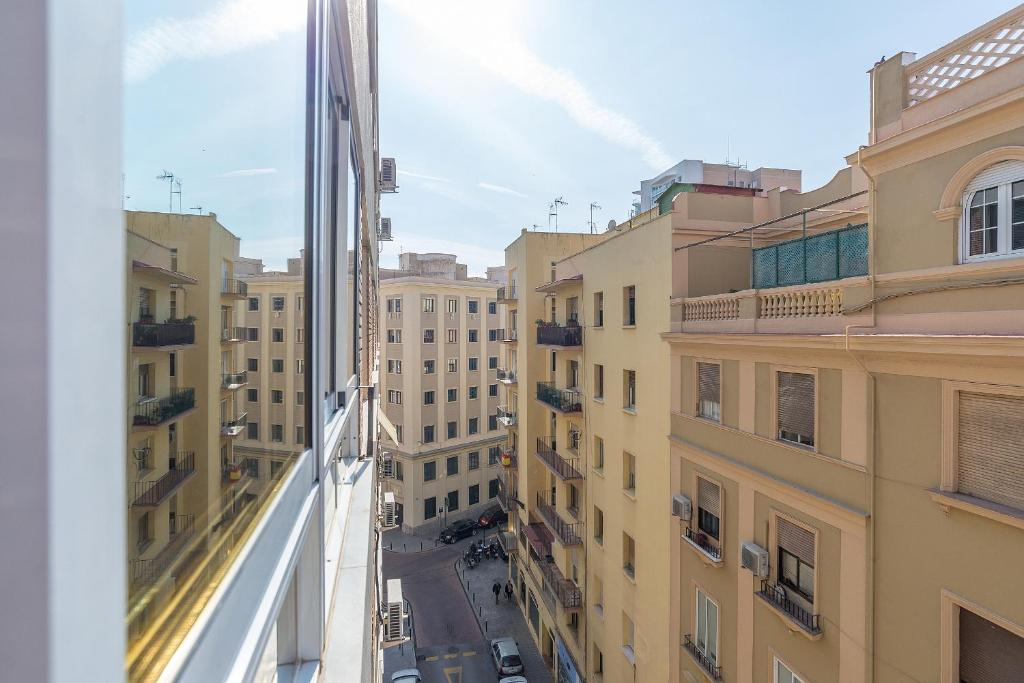 Výhľad na mesto Malaga alebo výhľad na mesto priamo z apartmánu