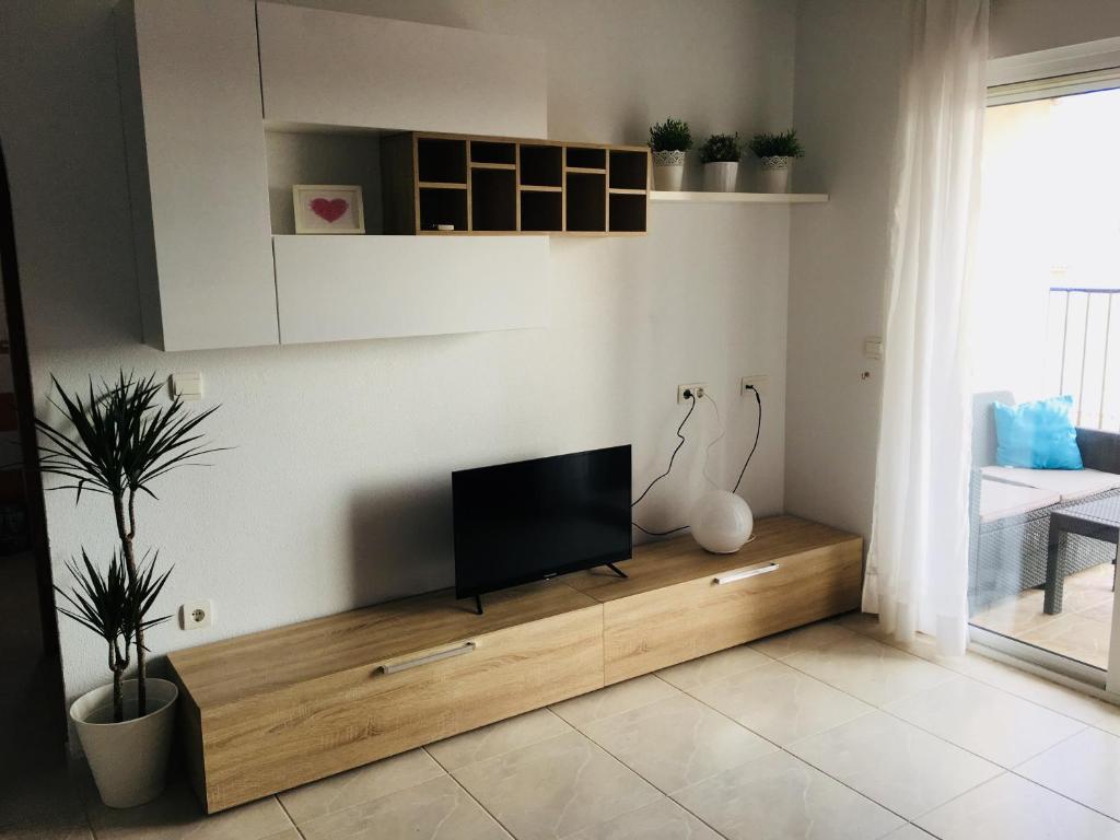 TV a/nebo společenská místnost v ubytování Parque Del Duque
