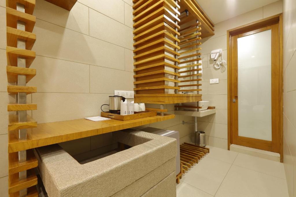 Kuchyň nebo kuchyňský kout v ubytování Hotel 440, A Serene Stay